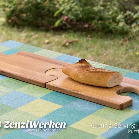 serving-cutting-board cnc home kitchen dining zenziwerken wooden sorotec basicline serving tray mpcnc cutting board router 3D print model - Mito3D