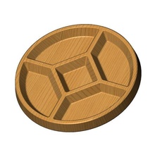 serving tray relief 3d print mode bowl wood wooden houseware kitchenware plate dish printable cnc carving artcam decor ashtra y tableware keybowl round art sculpture 3d print model - Mito3D