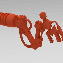 il braccio del servo di sabbia walker gioco giocattoli accessori wh40k warhammer spazio onager mechanicus mech marino scuro admech carthago 40k 32mm 30mm 28mm 25mm 3d print model - Mito3D