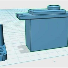 servo manichino rotazione 22x11x20 mm 9g r c_vehicles 3d print model - Mito3D
