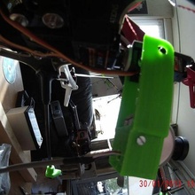 servo gimbal frente fatshark Câmera monte acessórios 3d print model - Mito3D