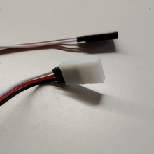 servo-conector macho de gabinete jogo rc veículos 3d print model - Mito3D