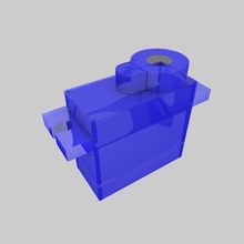 servo-motor tool Radsatzes Maschine Teile factory Industrie-Teile Motor Getriebe Gang box motor servo 3d print model - Mito3D