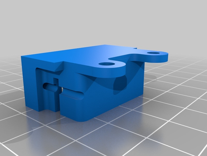 servo monte Ferrovia 3d impressão 3d print model - Mito3D
