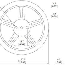 servo de roue outil la 3d print model - Mito3D