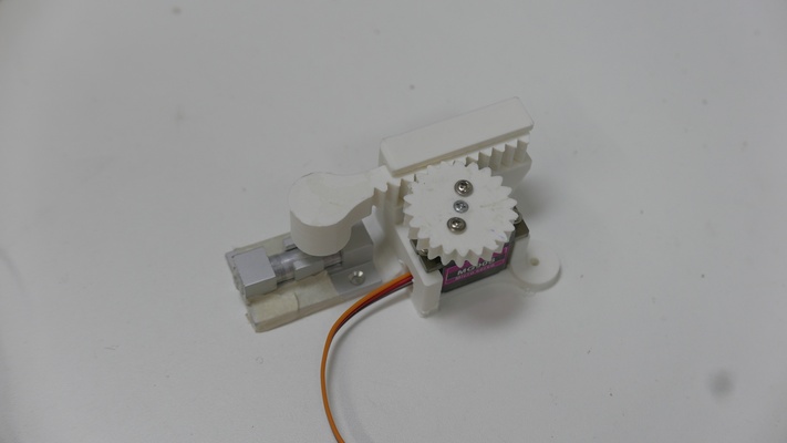 servomoteur fermer clé module 3d print model - Mito3D