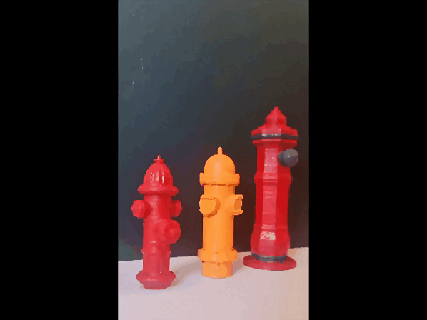 impostato 3 fuoco bocche rubinetti Esc 1 10 3d print model - Mito3D