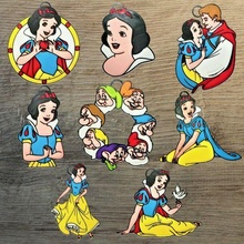 set 8 disney snow white ornaments toy decoration christmas character movie because fridge magnet prince dwarfs 3d print model - Mito3D