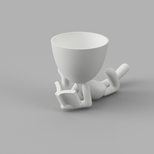 set 9 pots plant decoration home plants decor house design human vases 3D print model - Mito3D