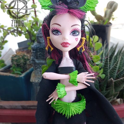 conjunto Accesorios monstro Alto pára elisabat ghouls cai réplica 3D print model - Mito3D