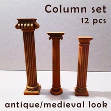 set antique columns 3d print model - Mito3D