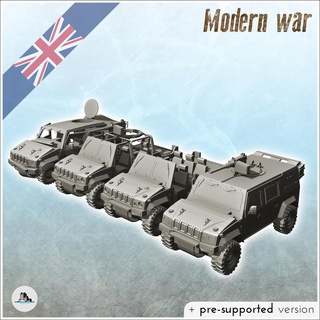 set british vehicles iveco lmv lince panther clv different variants 4 - cold era modern warfare conflict world war 3 Game scenery vehicle convoy military combat armor armored fighting turret europe flames ukraine contempory italy yankee crisis uk 3d print model - Mito3D