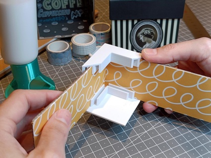 set corner assembly clamps box making scrapbooking crafts scrap diy cardboard 3d print model - Mito3D