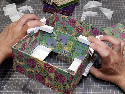 Ayarlamak bölen montaj kelepçeler Kutu yapımı albüm defteri el sanatları hurda köşe kendin yap karton 3d print model - Mito3D