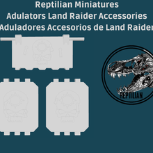 conjunto portas 3d impressão criada reptiliano marca espaço fuzileiros navais jogos modelos miniaturas 3d print model - Mito3D
