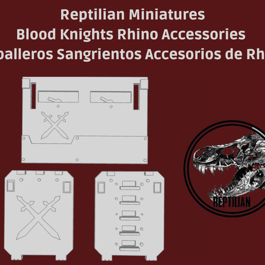 conjunto puertas 3d impresión creado reptil marca espacio infantería marina juegos modelos miniaturas 3D print model - Mito3D