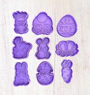 set easter resurrection cutters cookie 3d print model - Mito3D