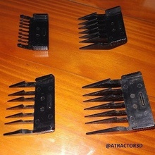 set hair combs clip gadget haircut shave 3d print model - Mito3D
