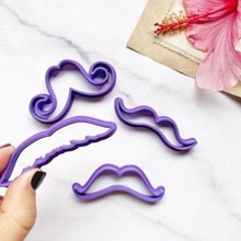 set mustaches cutting father's day cookie cutter - 3d print model - Mito3D