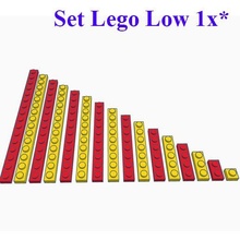 conjunto regular Lego 1x arquitetura 3d print model - Mito3D