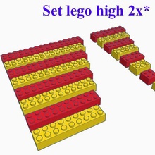 Ayarlamak düzenli Lego yüksek 2x oyun robot robotik 3d basılı 3d print model - Mito3D