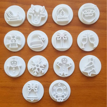 ensemble sellos timbres raisons navide os masas fondant arcilla biscuits ceramica Navidad Noël 3d print model - Mito3D