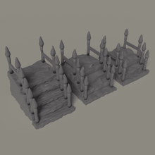 conjunto de escaleras d&d dungeons dragons papel juego juguete 3d print model - Mito3D