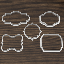 set x10 vintage frame cookie cutters home cutter framing biscuit cutting kitchen cut cokiecutter cooky cakes fondant moulds mold old framework frames dining ginger 3d print model - Mito3D
