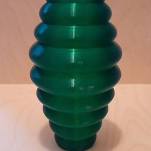 seth vase pot round decorative green flower ceramic inspired cute cool plant designer design prusa 3d print model - Mito3D