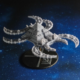 seti class battleship Game necron battlefleet gothic spaceship tabletop dropfleet space bfg 3d print model - Mito3D