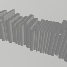 sets books 1 3d print model - Mito3D