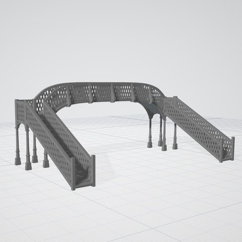 accontentarsi del ponte ferroviario di gauge architettura yorkshire settle-carlisle pennini ho oo 3D print model - Mito3D