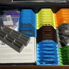 les colons de catan stockage terrain en 3d des pièces 6 joueurs jeu le morceaux jeux amusant désert plateau 3d print model - Mito3D