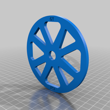 setupwheel 17mm 100mm gt game mechanical toys 3d print model - Mito3D