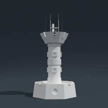 sevastopol faro settentrionale molo architettura Crimea navigazione porto marittimo luce mare oceano illuminazione 3d print model - Mito3D