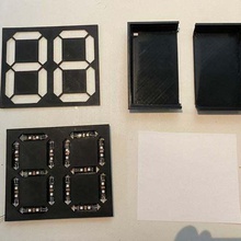 sept segments led neopixel arduino outil de l'électronique 3d print model - Mito3D