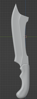 sever knife prop cosplay toy 3d print model - Mito3D