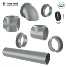 aguas residuales tubo montaje herramienta tubos agua envase pesado tecnología maquinaria artilugio 3d print model - Mito3D