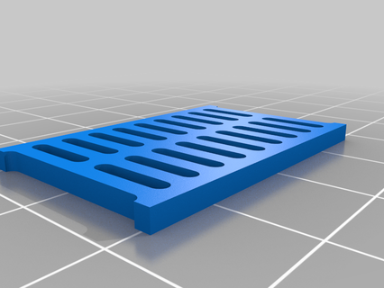 sewer drainage 1 18 city cover grid hatch sewage street buildings structures 3d print model - Mito3D