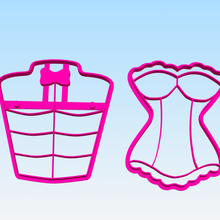 sexy cookie cutter various biscuit body corset foxy bachelor party fun 3d print model - Mito3D