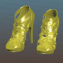 sexy tacones mujer Zapatos alto remezclar Arte caliente girl esculturas 3d print model - Mito3D