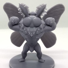 sexy papillon nuit pose 1 homme cryptid monstre dnd 3d print model - Mito3D