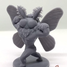 sexy mothman pose 3 moth man cryptid monster dnd 3d print model - Mito3D