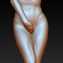 sexy nudez menina Alto modelo 3d print model - Mito3D