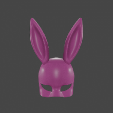 sexy rabbit mask halloween fashion doe 3d print model - Mito3D