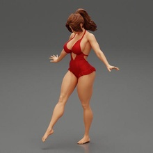 sexy woman standing leg 3d print model