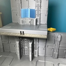 sf interior pack 1 paisaje playset tablero mesa edificios scifi ciencia ficción 3d print model - Mito3D