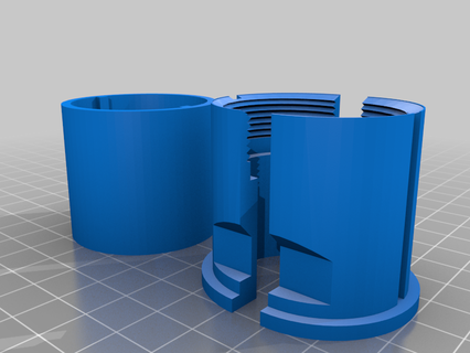 sg22 split barrel nut w sleeve Tools spacegat spacegat22 3d printing 3d print model - Mito3D