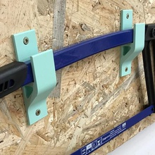 sgehalter saw holder tool holders boxes werkzeugwand wandhalterung wallmount tools mount s&auml 3d print model - Mito3D