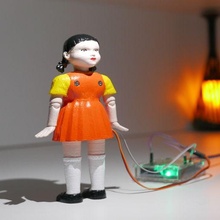 Lula jogos robótico boneca gadget arduino nano servo motor conduziu oláqtal 3d print model - Mito3D